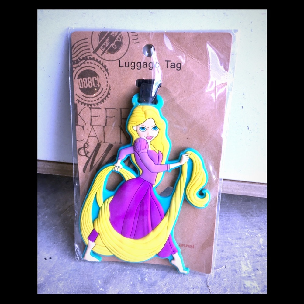 Rapunzel Inspired Character Luggage ID Tag
